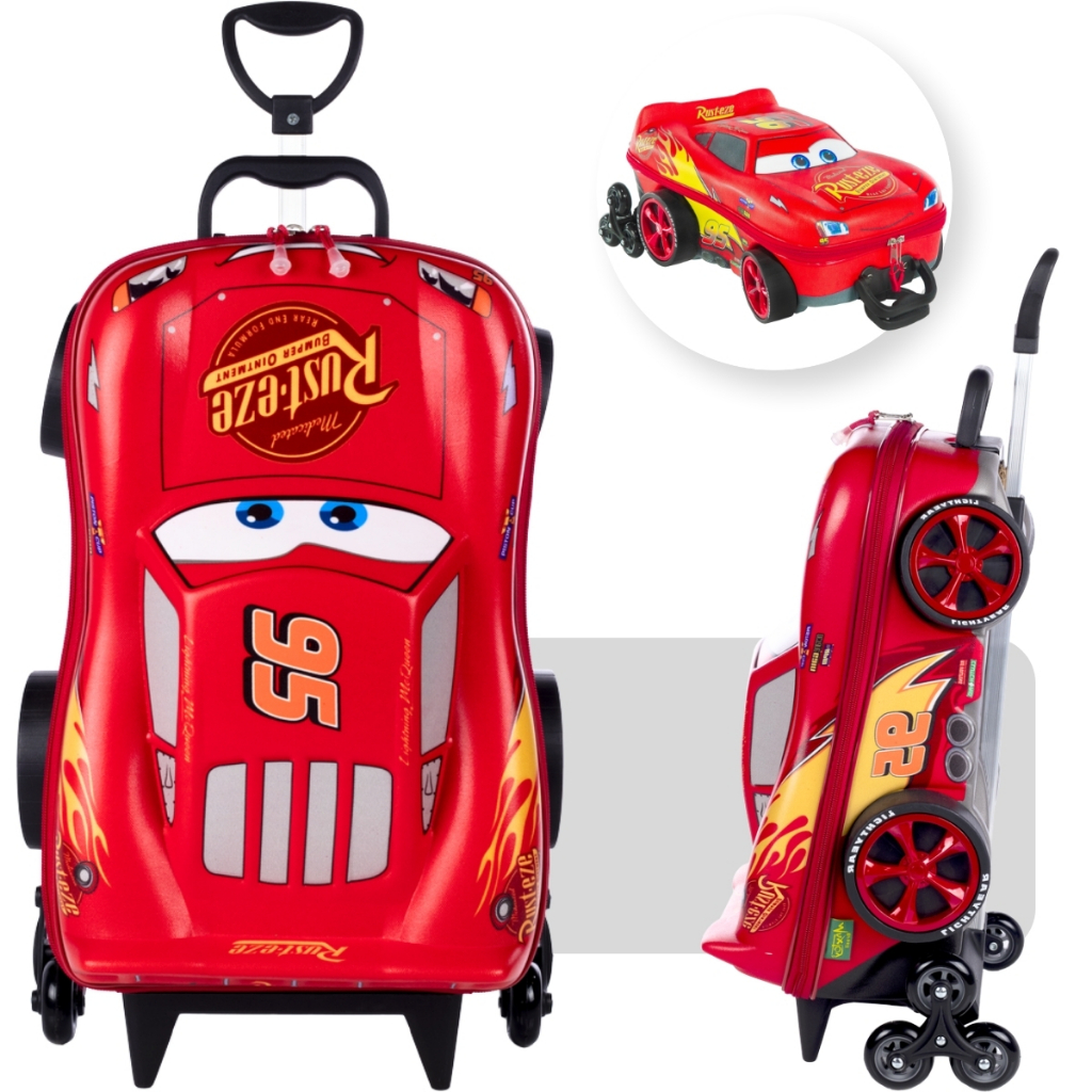Mochila Escolar Infantil de Rodinhas Carr...